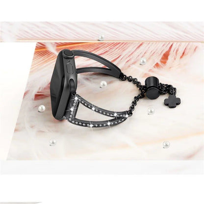 Hollow Triangle Strap for Apple Watch Series 9 8 7 41mm / 6 5 4 SE SE (2022) SE (2023) 40mm / 3 2 1 38mm Zinc Alloy Band