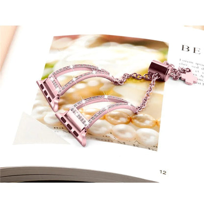 Hollow Triangle Strap for Apple Watch Series 9 8 7 41mm / 6 5 4 SE SE (2022) SE (2023) 40mm / 3 2 1 38mm Zinc Alloy Band