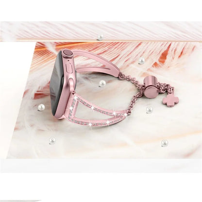 Hollow Triangle Strap for Apple Watch Series 9 8 7 41mm / 6 5 4 SE SE (2022) SE (2023) 40mm / 3 2 1 38mm Zinc Alloy Band