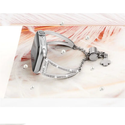 Hollow Triangle Strap for Apple Watch Series 9 8 7 41mm / 6 5 4 SE SE (2022) SE (2023) 40mm / 3 2 1 38mm Zinc Alloy Band