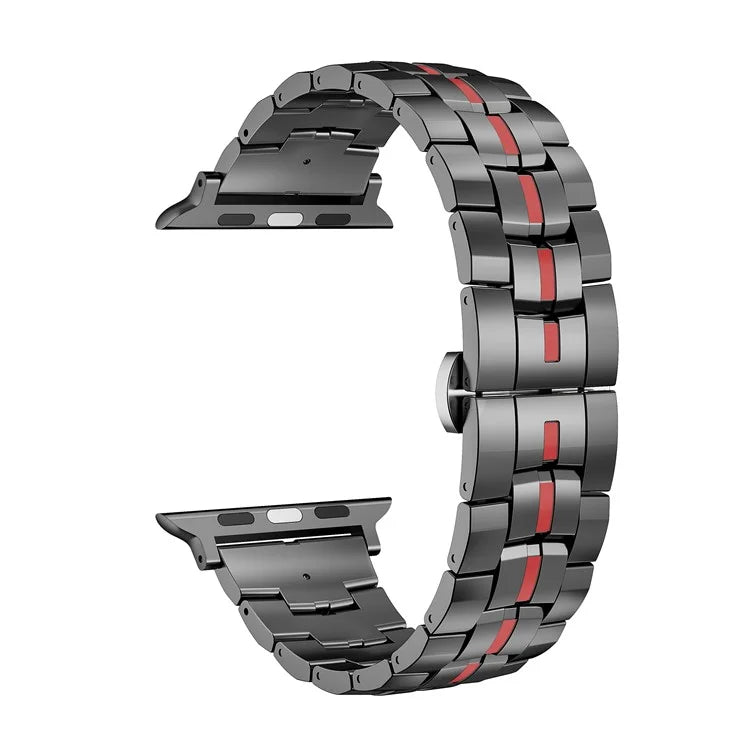 Zinc Alloy Strap for Apple Watch Ultra 2 Ultra 49mm / Series 9 8 7 45mm / 6 5 4 SE (2022) SE (2023) SE 44mm / 3 2 1 42mm Wrist Band