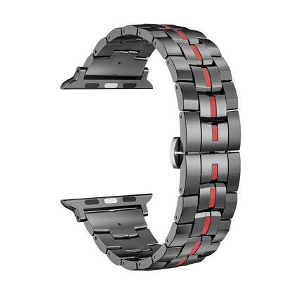 Zinc Alloy Strap for Apple Watch Ultra 2 Ultra 49mm / Series 9 8 7 45mm / 6 5 4 SE (2022) SE (2023) SE 44mm / 3 2 1 42mm Wrist Band