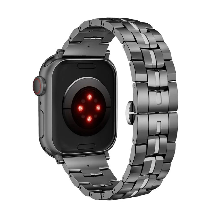 Zinc Alloy Strap for Apple Watch Ultra 2 Ultra 49mm / Series 9 8 7 45mm / 6 5 4 SE (2022) SE (2023) SE 44mm / 3 2 1 42mm Wrist Band