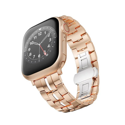 Zinc Alloy Strap for Apple Watch Ultra 2 Ultra 49mm / Series 9 8 7 45mm / 6 5 4 SE (2022) SE (2023) SE 44mm / 3 2 1 42mm Wrist Band