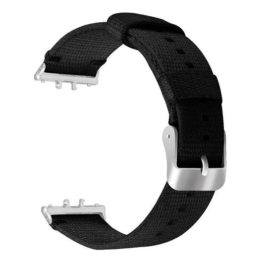 For Samsung Galaxy Fit3 SM-R390 Watch Band Nylon Canvas Strap Replacement