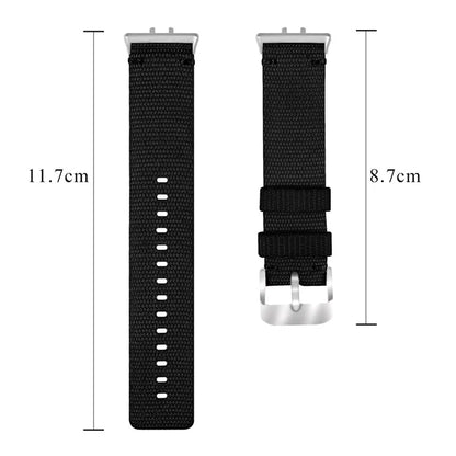 For Samsung Galaxy Fit3 SM-R390 Watch Band Nylon Canvas Strap Replacement