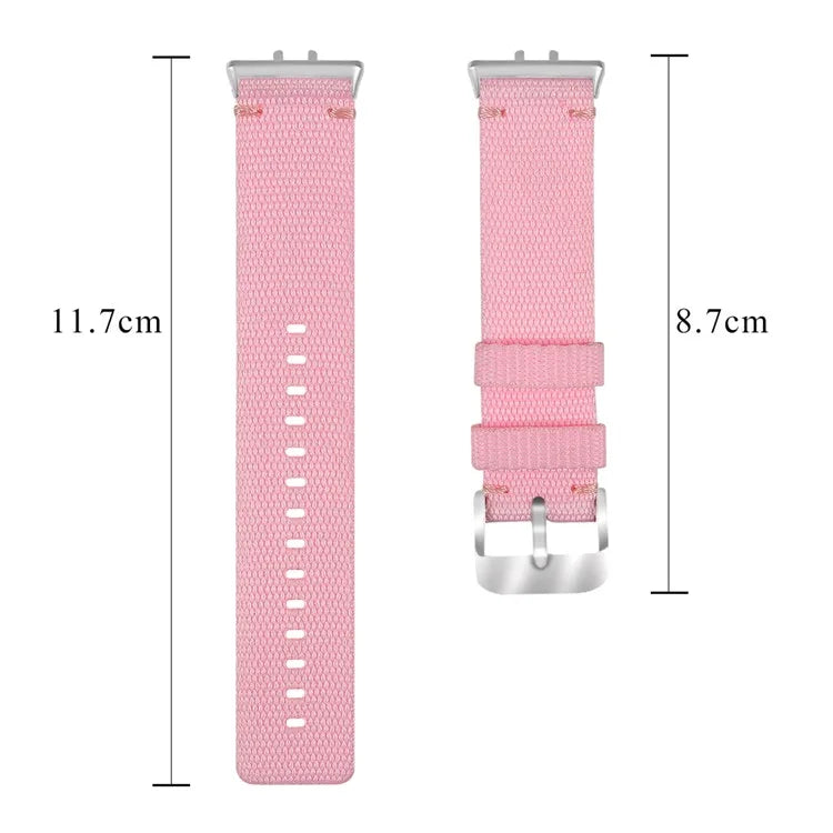 For Samsung Galaxy Fit3 SM-R390 Watch Band Nylon Canvas Strap Replacement