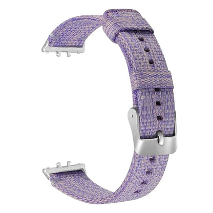 For Samsung Galaxy Fit3 SM-R390 Watch Band Nylon Canvas Strap Replacement
