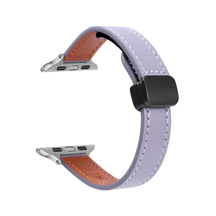 For Apple Watch Ultra 2 Ultra 49mm / 9 8 7 45mm / 6 5 4 SE (2023) SE (2022) SE 44mm / 3 2 1 42mm Microfiber Leather Band