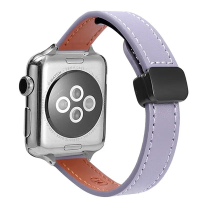 For Apple Watch Ultra 2 Ultra 49mm / 9 8 7 45mm / 6 5 4 SE (2023) SE (2022) SE 44mm / 3 2 1 42mm Microfiber Leather Band