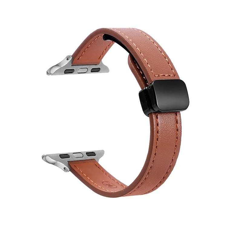 For Apple Watch Ultra 2 Ultra 49mm / 9 8 7 45mm / 6 5 4 SE (2023) SE (2022) SE 44mm / 3 2 1 42mm Microfiber Leather Band