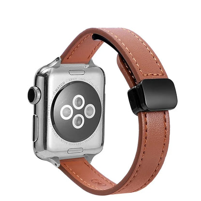 For Apple Watch Ultra 2 Ultra 49mm / 9 8 7 45mm / 6 5 4 SE (2023) SE (2022) SE 44mm / 3 2 1 42mm Microfiber Leather Band