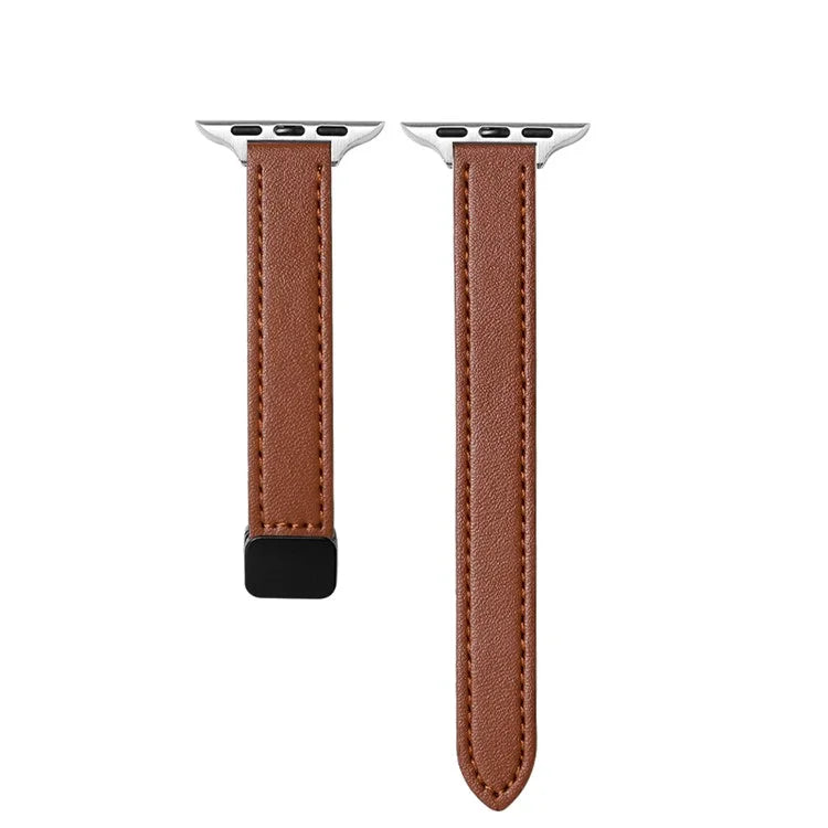 For Apple Watch Ultra 2 Ultra 49mm / 9 8 7 45mm / 6 5 4 SE (2023) SE (2022) SE 44mm / 3 2 1 42mm Microfiber Leather Band