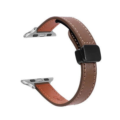 For Apple Watch Ultra 2 Ultra 49mm / 9 8 7 45mm / 6 5 4 SE (2023) SE (2022) SE 44mm / 3 2 1 42mm Microfiber Leather Band