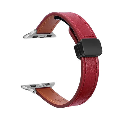 For Apple Watch Ultra 2 Ultra 49mm / 9 8 7 45mm / 6 5 4 SE (2023) SE (2022) SE 44mm / 3 2 1 42mm Microfiber Leather Band