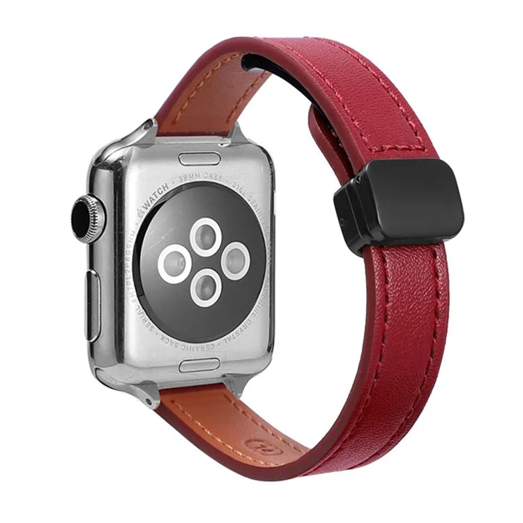 For Apple Watch Ultra 2 Ultra 49mm / 9 8 7 45mm / 6 5 4 SE (2023) SE (2022) SE 44mm / 3 2 1 42mm Microfiber Leather Band