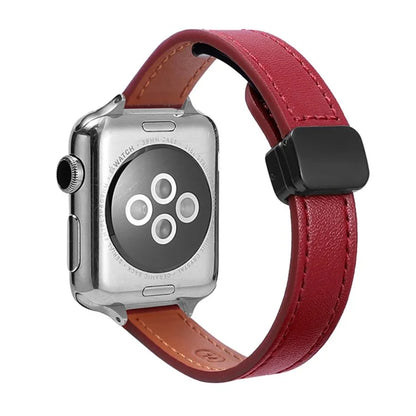 For Apple Watch Ultra 2 Ultra 49mm / 9 8 7 45mm / 6 5 4 SE (2023) SE (2022) SE 44mm / 3 2 1 42mm Microfiber Leather Band