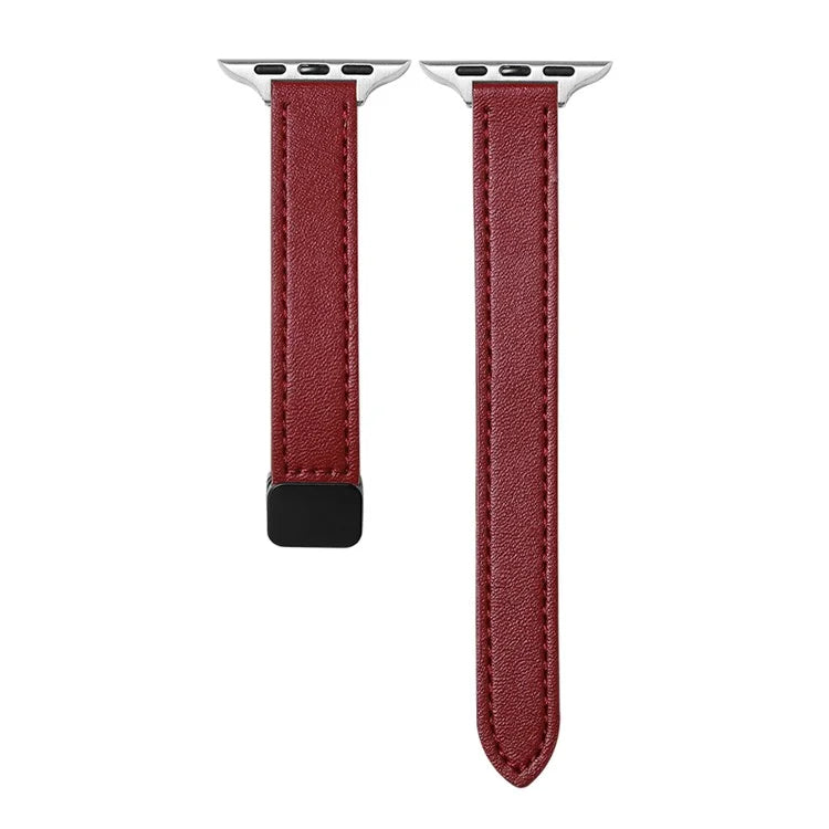 For Apple Watch Ultra 2 Ultra 49mm / 9 8 7 45mm / 6 5 4 SE (2023) SE (2022) SE 44mm / 3 2 1 42mm Microfiber Leather Band