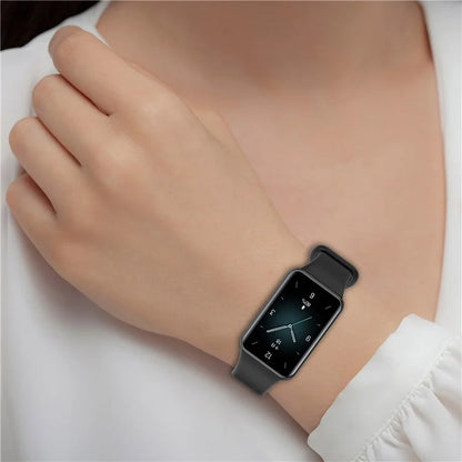 For Honor Band 9 Watch Band Soft TPU Adjustable Wrist Strap