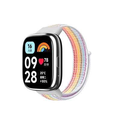 For Xiaomi Redmi Watch 3 Lite / Watch 3 Active Nylon Watch Strap Loop Fastener Replacement Band