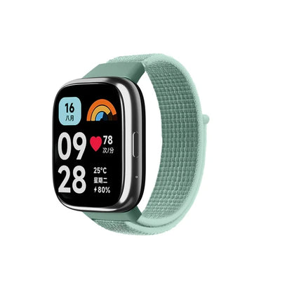 For Xiaomi Redmi Watch 3 Lite / Watch 3 Active Nylon Watch Strap Loop Fastener Replacement Band