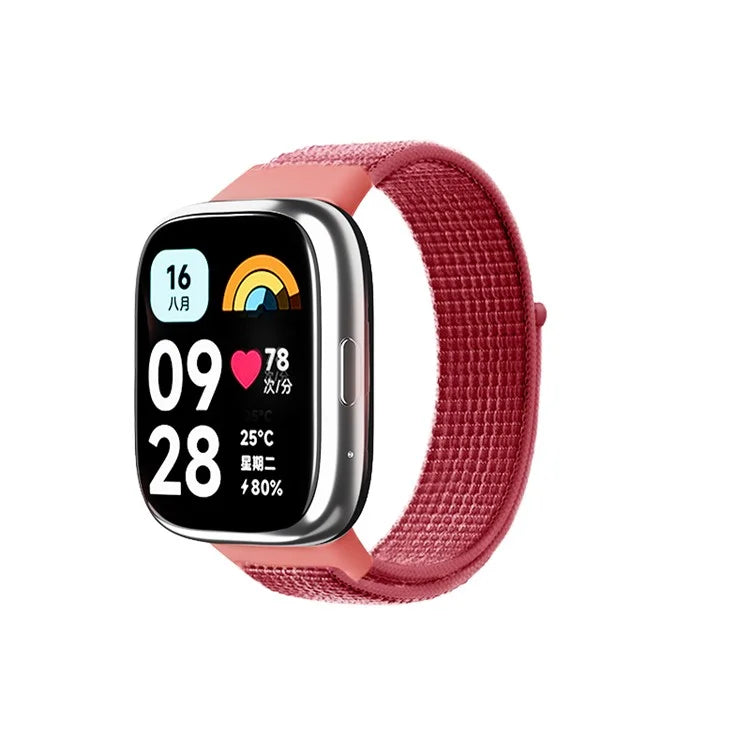 For Xiaomi Redmi Watch 3 Lite / Watch 3 Active Nylon Watch Strap Loop Fastener Replacement Band