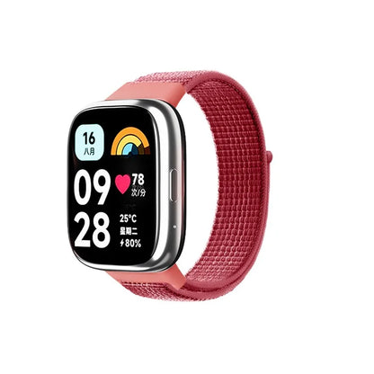 For Xiaomi Redmi Watch 3 Lite / Watch 3 Active Nylon Watch Strap Loop Fastener Replacement Band
