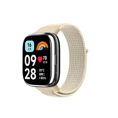 For Xiaomi Redmi Watch 3 Lite / Watch 3 Active Nylon Watch Strap Loop Fastener Replacement Band
