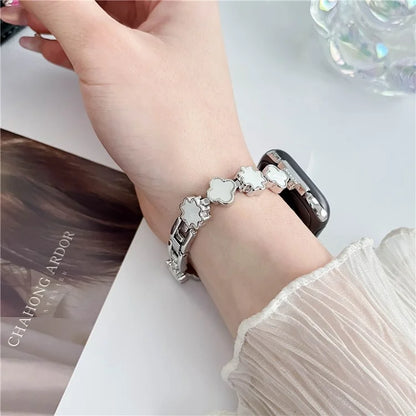 For Apple Watch Series 9 8 7 41mm / 6 5 4 SE (2022) SE (2023) SE 40mm / 3 2 1 38mm Watch Band Zinc Alloy Wrist Strap
