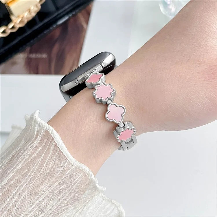 For Apple Watch Series 9 8 7 41mm / 6 5 4 SE (2022) SE (2023) SE 40mm / 3 2 1 38mm Watch Band Zinc Alloy Wrist Strap
