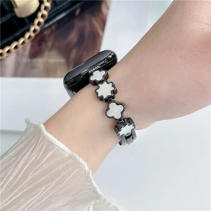 For Apple Watch Series 9 8 7 41mm / 6 5 4 SE (2022) SE (2023) SE 40mm / 3 2 1 38mm Watch Band Zinc Alloy Wrist Strap