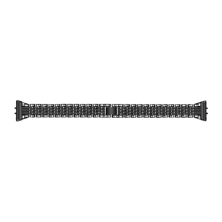 For Samsung Galaxy Fit3 SM-R390 Watch Band 5.2"-8.6" Adjustable Watch Strap with Shiny Rhinestone