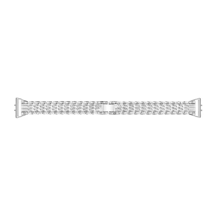 For Samsung Galaxy Fit3 SM-R390 Watch Band 5.2"-8.6" Adjustable Watch Strap with Shiny Rhinestone