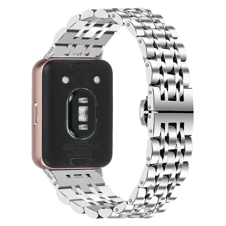 For Samsung Galaxy Fit3 SM-R390 Wrist Watch Band Stainless Steel Strap Replacement