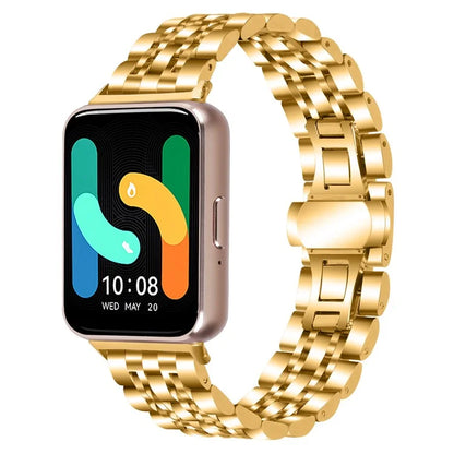 For Samsung Galaxy Fit3 SM-R390 Watch Strap High-Strength Stainless Steel Wrist Band