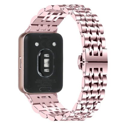 For Samsung Galaxy Fit3 SM-R390 Watch Strap High-Strength Stainless Steel Wrist Band