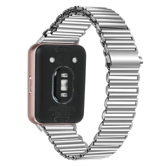 For Samsung Galaxy Fit3 SM-R390 Stainless Steel Hollow Watch Band Wrist Strap