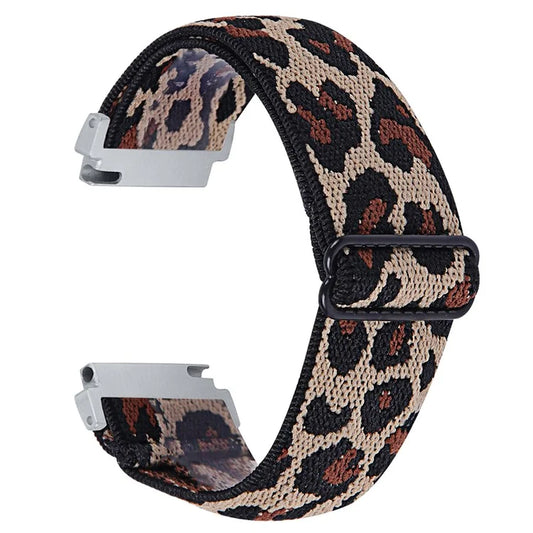 For Verizon Gizmo Watch 3 Elastic Jacquard Fabric Watch Strap Replacement