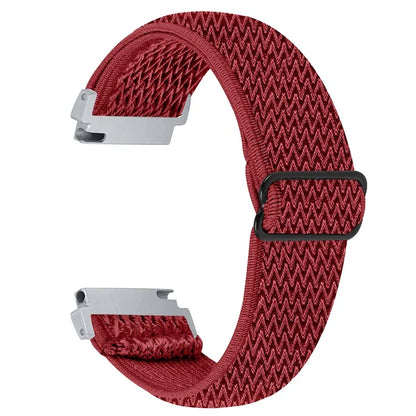 For Verizon GizmoWatch 2 Elastic Wrist Band Nylon Watch Strap Wavy Pattern Design