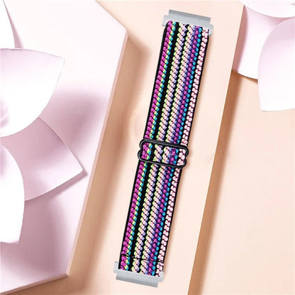 For Verizon GizmoWatch 2 Replacement Nylon Watch Strap Jacquard Elastic Wrist Band