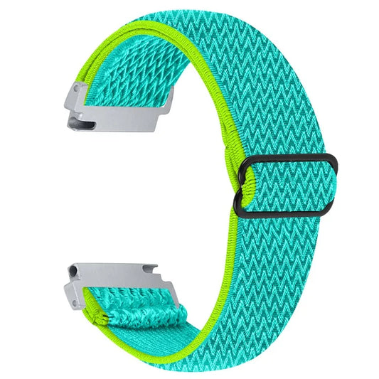 For SyncUP Kids Watch Elastic Soft Nylon Sport Strap Wavy Pattern Watch Band
