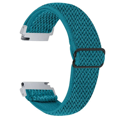 For SyncUP Kids Watch Elastic Soft Nylon Sport Strap Wavy Pattern Watch Band
