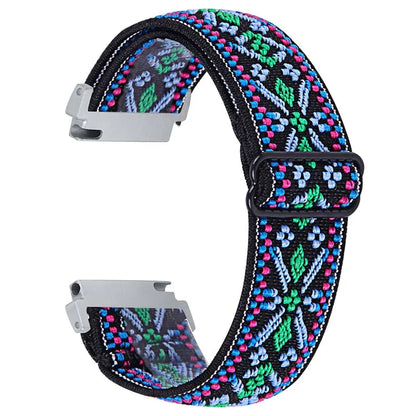 For SyncUP Kids Watch Jacquard Elastic Nylon Strap Adjustable Smartwatch Band