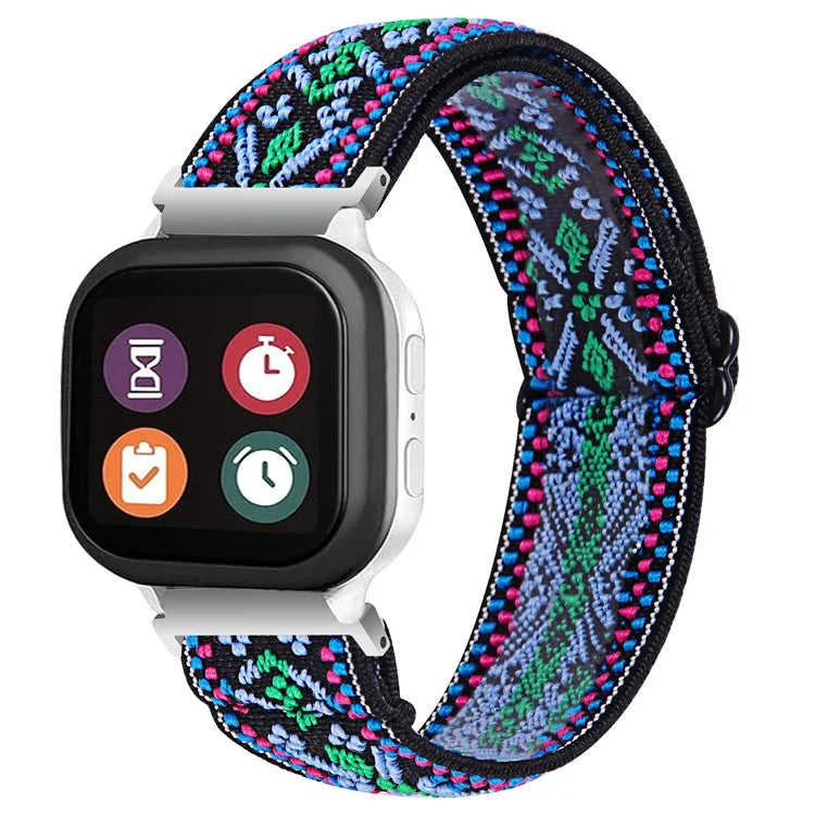 For Gabb Watch 1 Nylon Braided Watch Band Elastic Smartwatch Strap