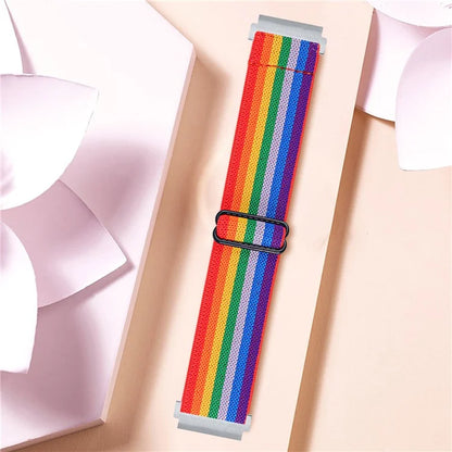 Watch Strap for Gabb Watch 2 Pattern Printing Elastic Nylon Wrist Band