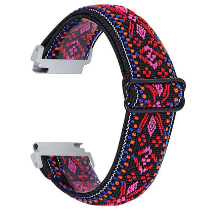 Watch Strap for Gabb Watch 2 Pattern Printing Elastic Nylon Wrist Band