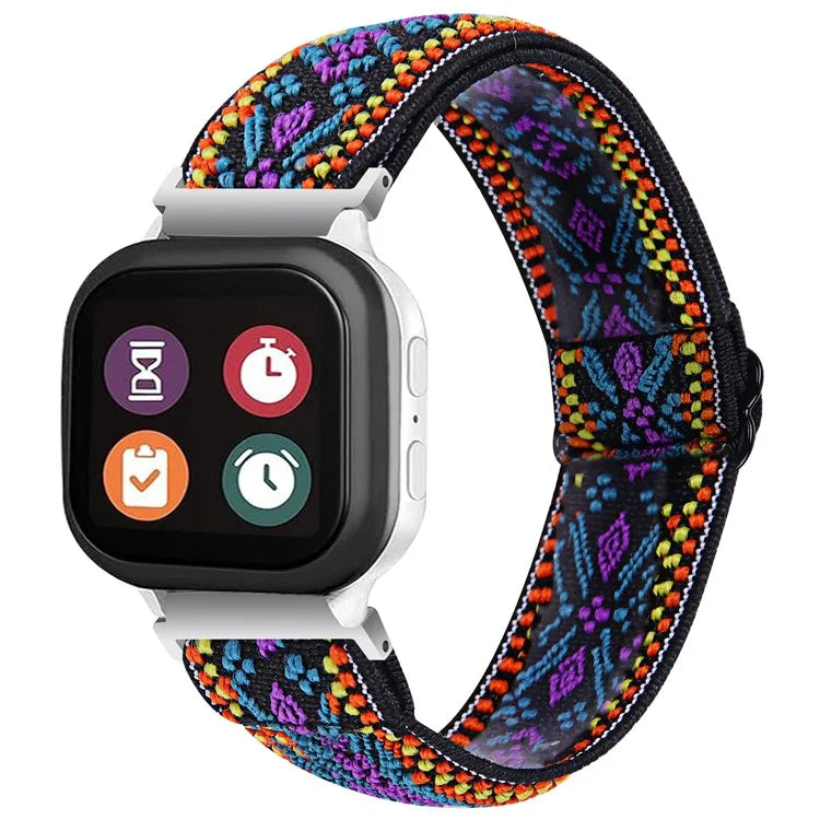 For Gabb Watch 3 Replacement Nylon Strap Stylish Pattern Breathable Wrist Band