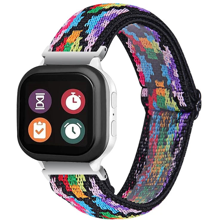 For Gabb Watch 3 Replacement Nylon Strap Stylish Pattern Breathable Wrist Band