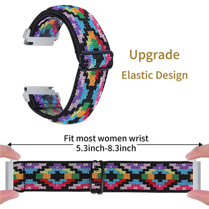 For Gabb Watch 3 Replacement Nylon Strap Stylish Pattern Breathable Wrist Band