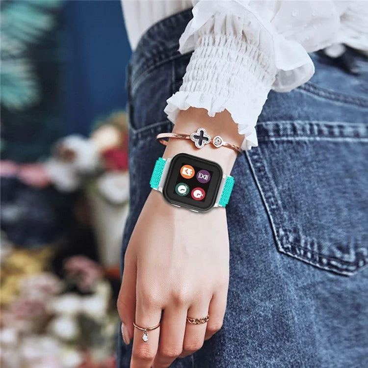 For Gabb Watch 1 Nylon Elastic Wrist Band Smartwatch Strap Easy to Adjust